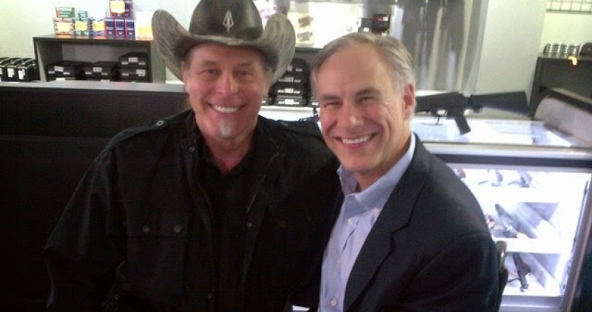 Greg Abbott and Ted Nugent Greg Abbott and Ted Nugent