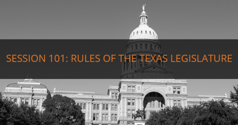 Rules Of The Texas Legislature Rules Of The Texas Legislature