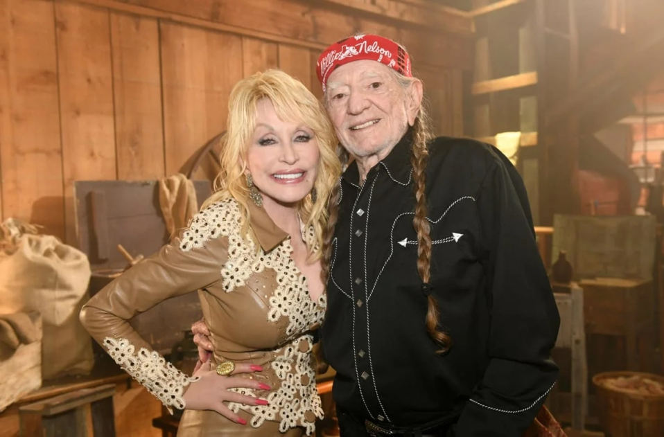 Dolly Parton and Willie Nelson