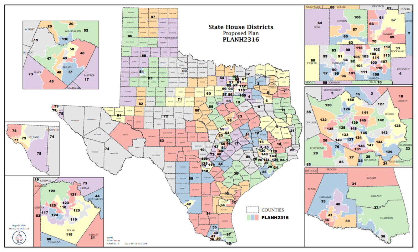 Redistricting Update: What do the new gerrymandered Texas maps look ...