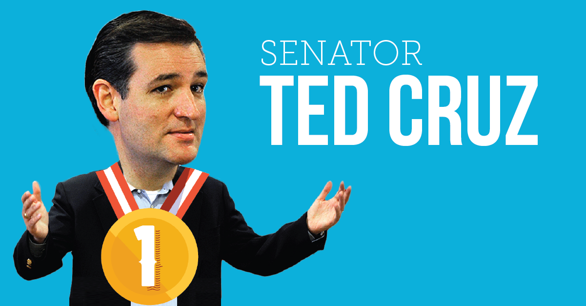 Senator Ted Cruz Worst Texans 2015