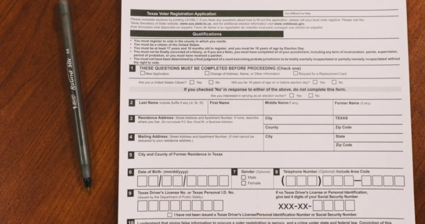 Voter registration