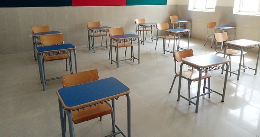 Empty classrooms