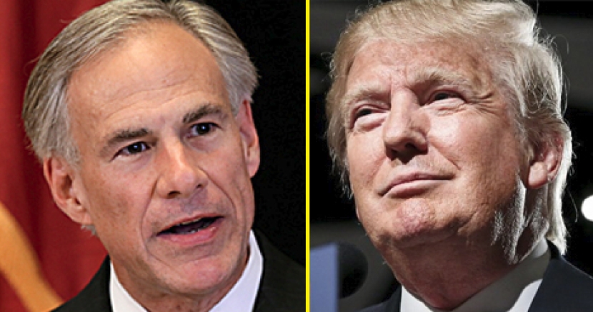 Greg Abbott & Donald Trump Greg Abbott & Donald Trump