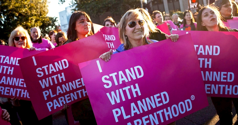 Planned Parenthood advocates Planned Parenthood vs. GOP