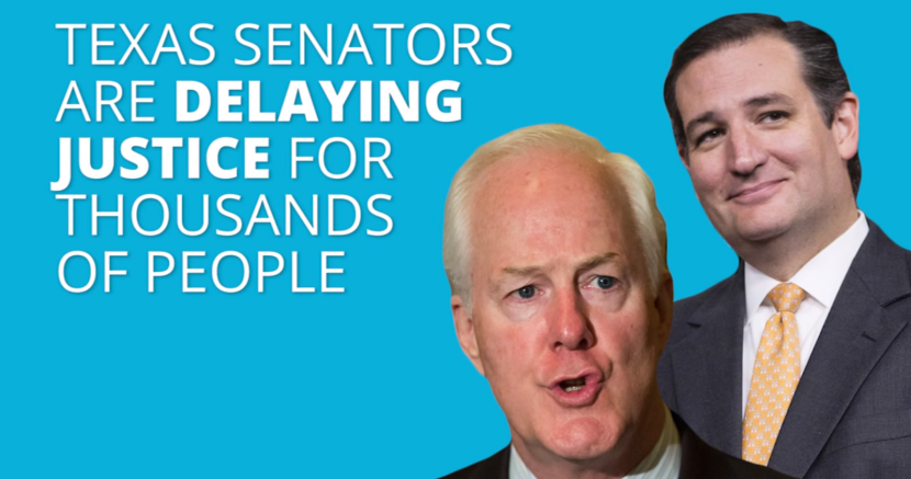 John Cornyn and Ted Cruz Delay Justice John Cornyn and Ted Cruz Delay Justice