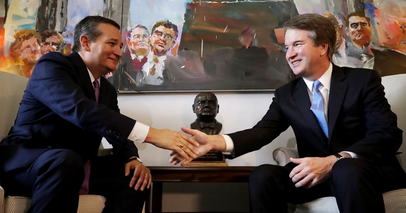 Ted Cruz and Brett Kavanaugh Ted Cruz and Brett Kavanaugh