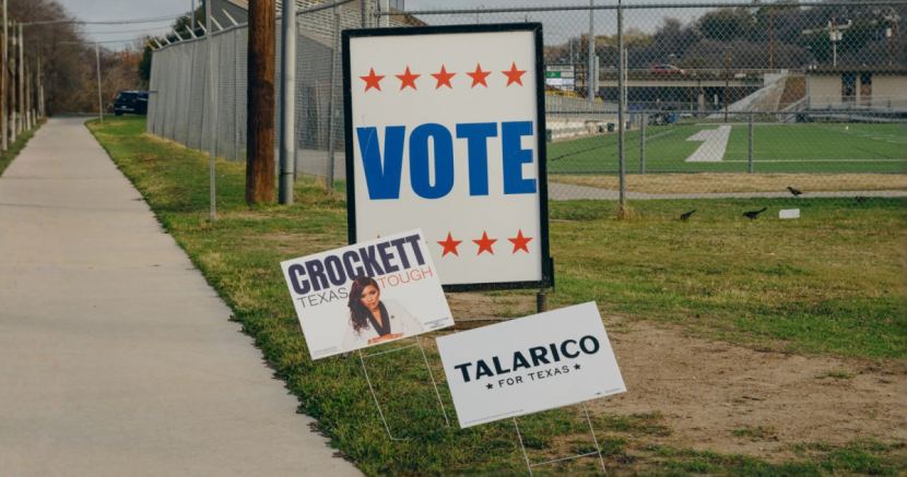 Vote sign