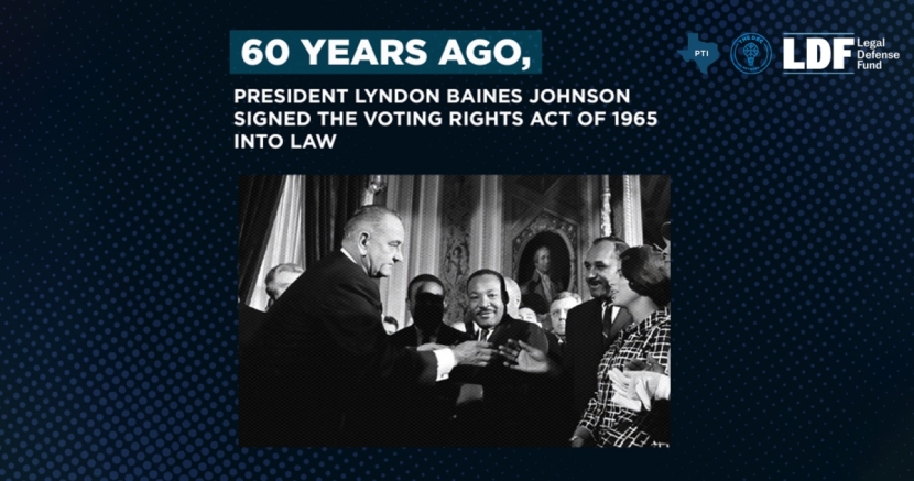 60 YEARS AGO, LYNDON BAINES JOHNSON SIGNED THE VOTING RIGHTS ACT