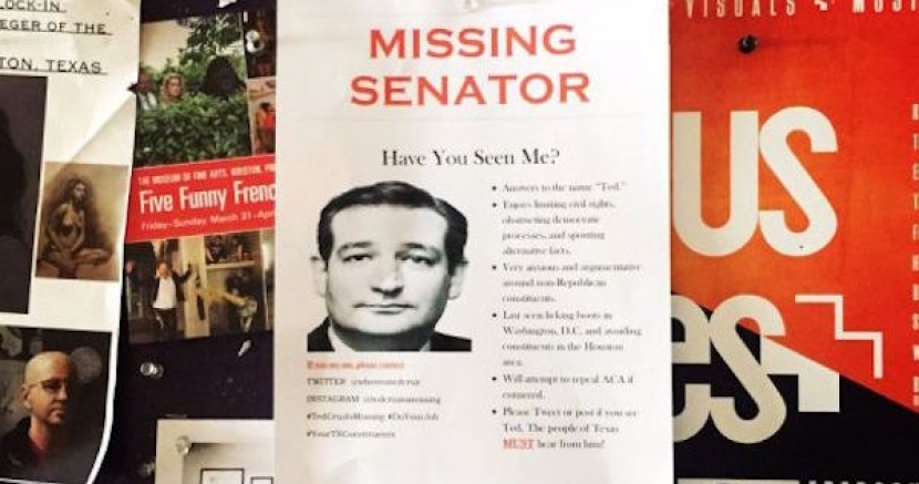 Ted Crus is Missing