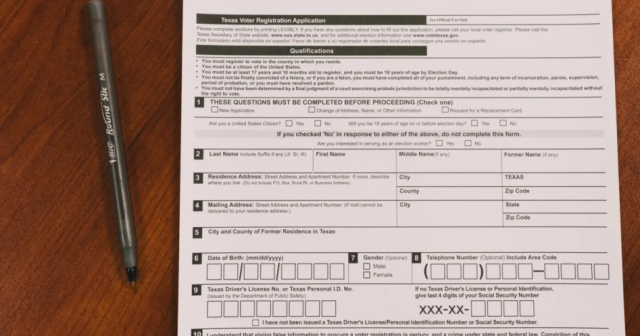 Voter registration