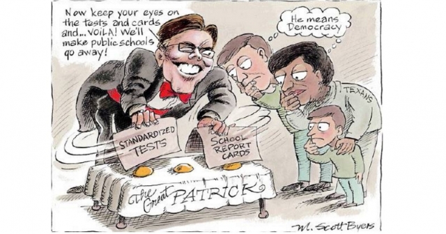 Dan Patrick Loves Vouchers, Hates Public Schools