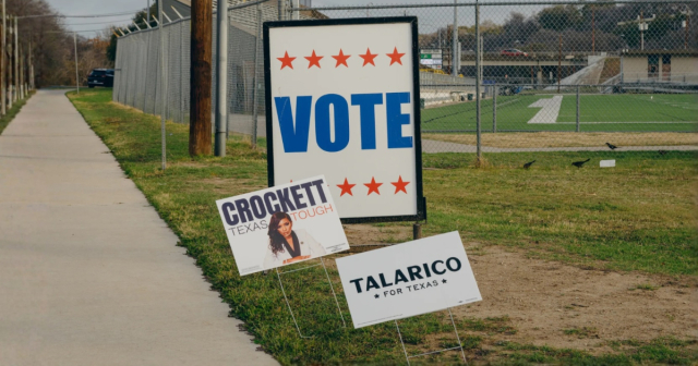 Vote sign