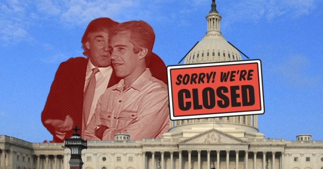Donald Trump and Jeffrey Epstein, U.S. Capitol Building