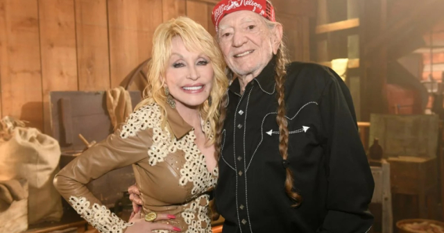 Dolly Parton and Willie Nelson